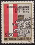 Austria - 1965 - Bandera - 1,50 S - Multicolor - Austria, Bandera - Scott 753 - Flag and Eagle with Mural Crown - 0
